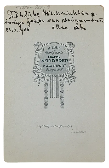 Frau namens Lotte, Rückseite