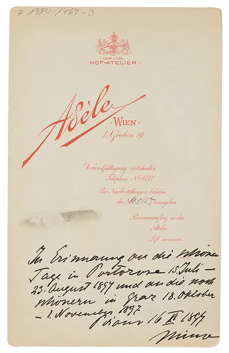 Mann mit Zylinder, Rückseite