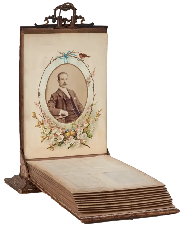 Fotoalbum, geöffnet