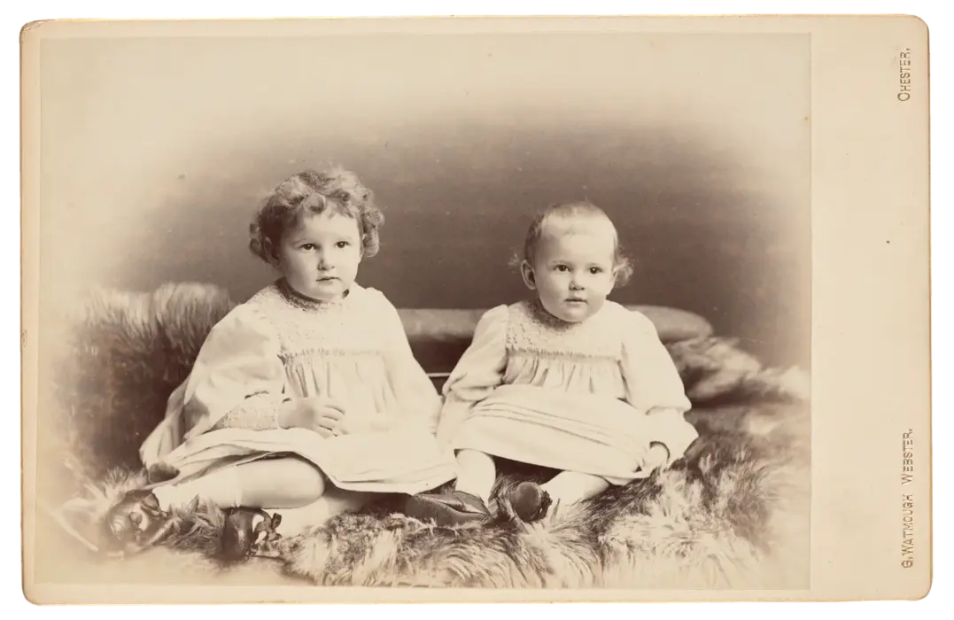 Jean, 2 years 10 months and Mary 10 months