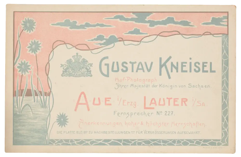 Kabinettkarten-Rückseite