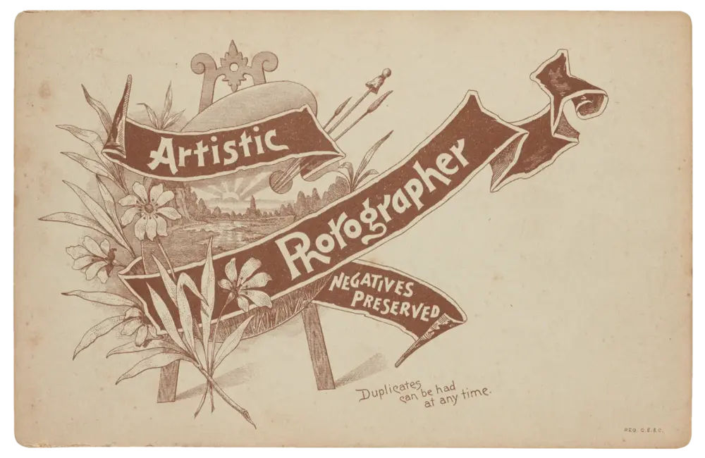 Kabinettkarten-Rückseite